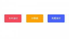 UI設計師帶你分析卡片設計、分割